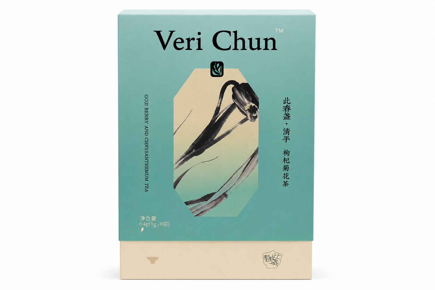 Qing Ping — Goji Berry & Chrysanthemum Herbal Tea, 8 Tea Bags
