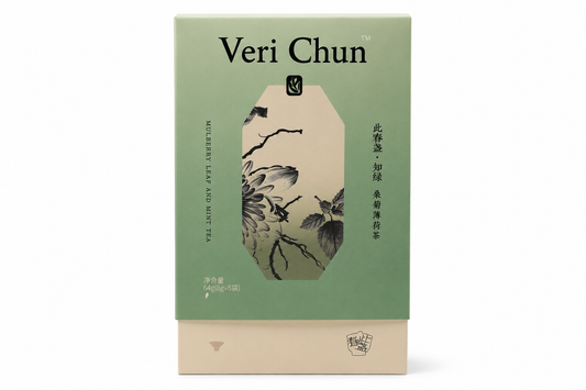 Zhi Lü — Mulberry Leaf & Mint Herbal Tea, 8 Tea Bags